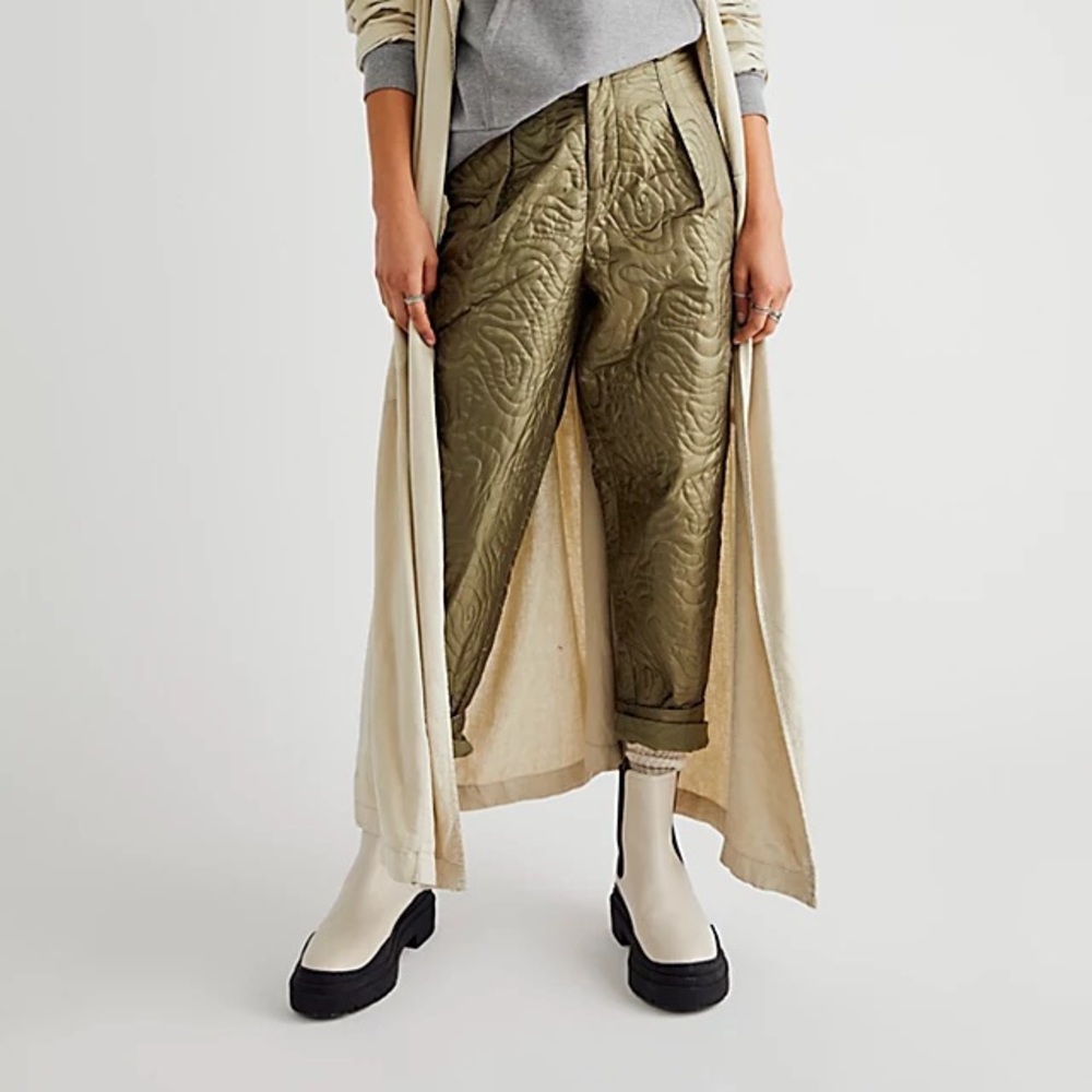 Scotch & Soda for Free People, Quilted Swirl Pants